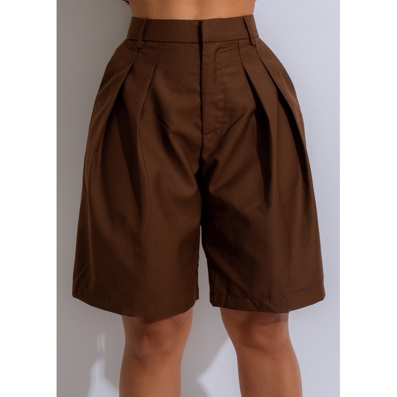 Timeless Trousers Shorts Brown