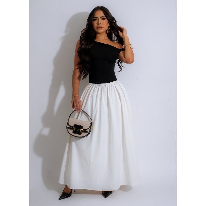 Midnight Harmony Maxi Dress Black