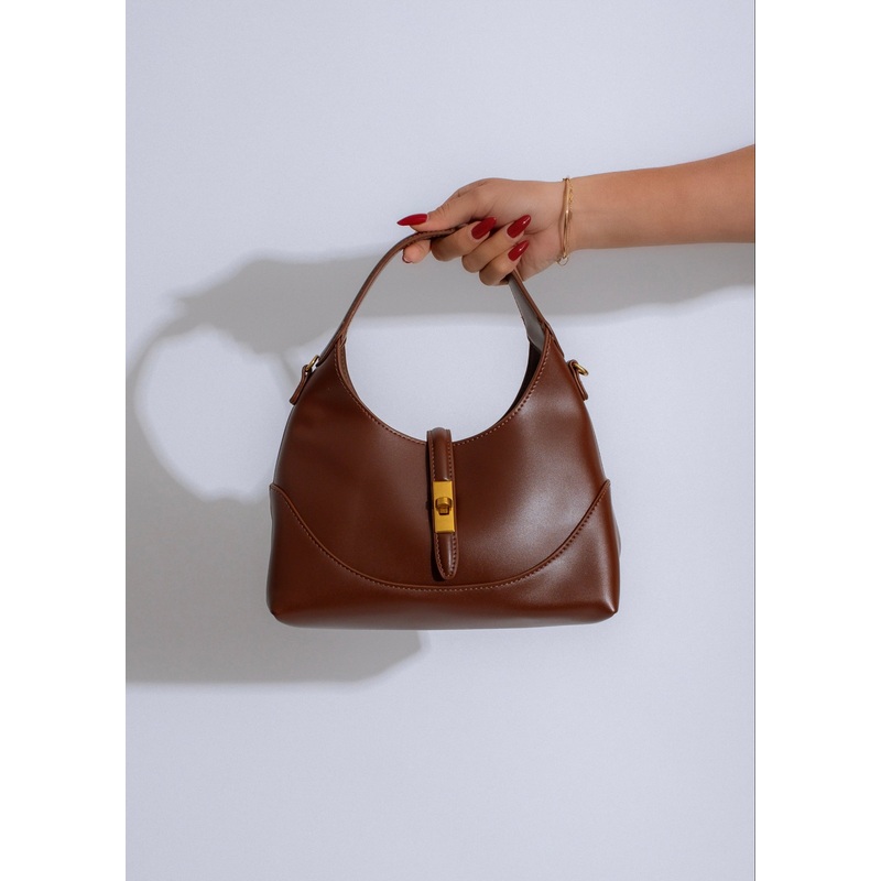 The Luxe Crescent Light Brown