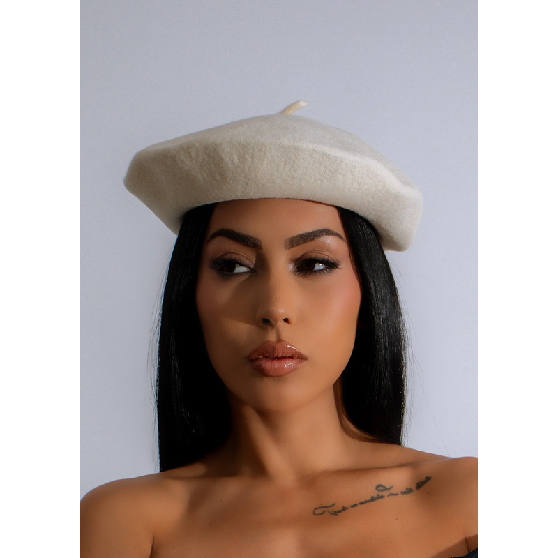 Beauty In The City Beret White