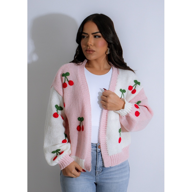 Berry Bliss Knit Sweater Pink
