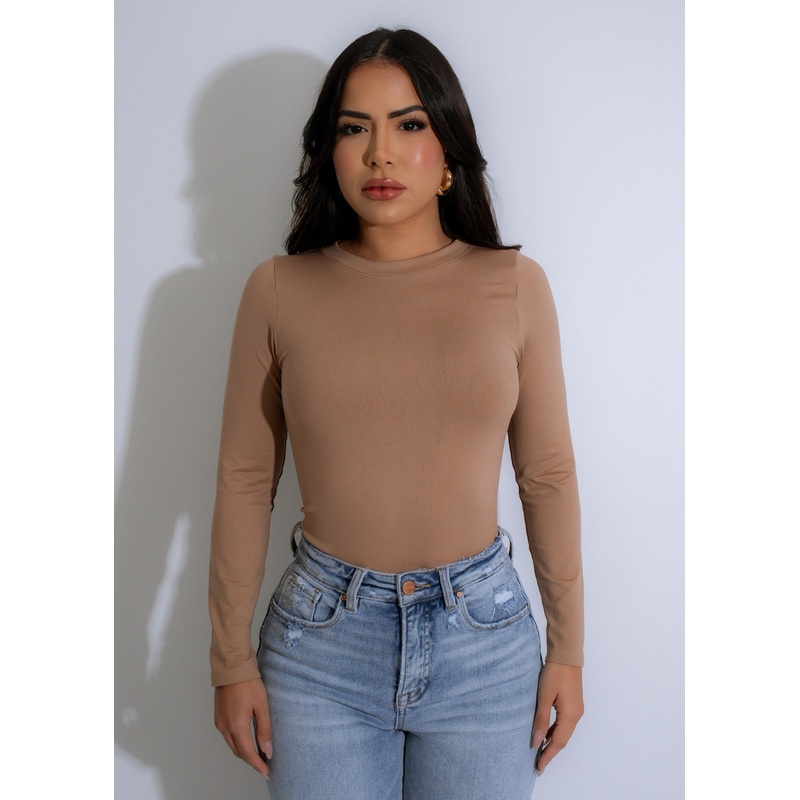 Contour Edge Bodysuit Nude