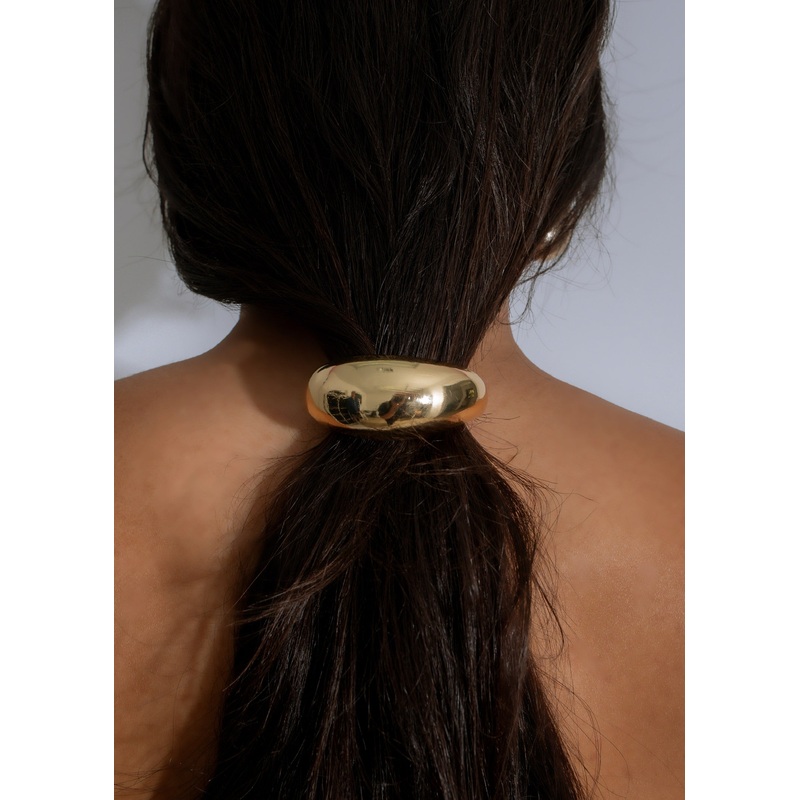 Crescent Glow Hair Tie Gold