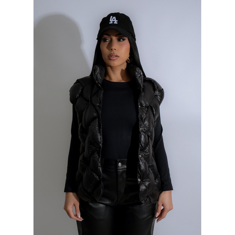 Emerald Cloud Vest Black