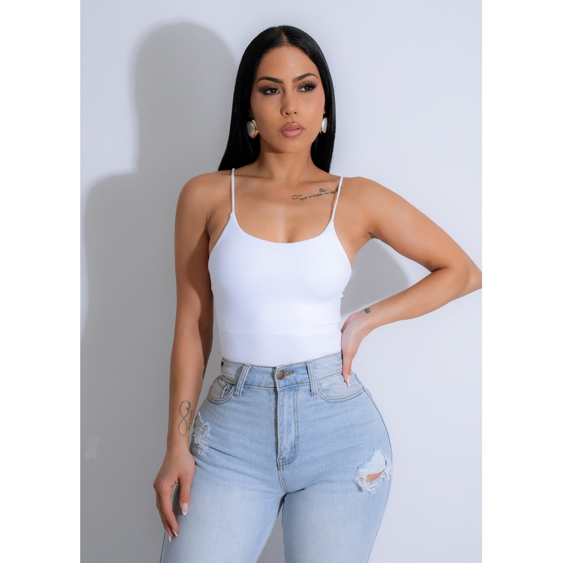 Simplicity Charm Crop Top White