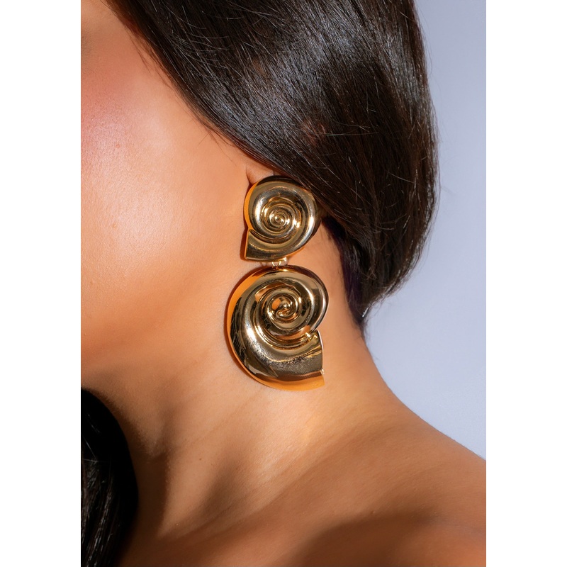 Twist Radiance Earrings Gold