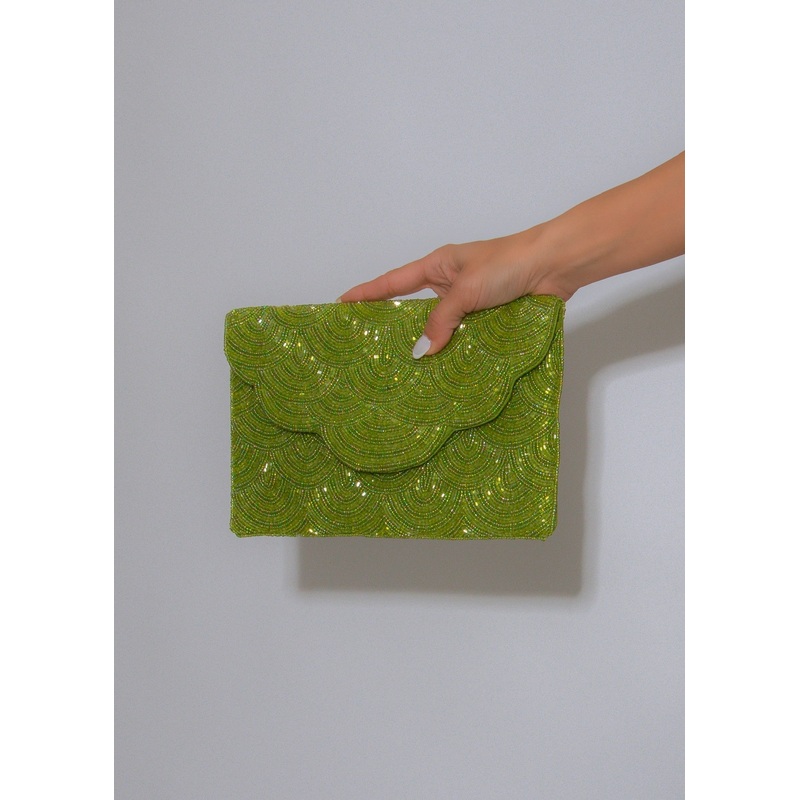 Enchanted Meadow Clutch Green