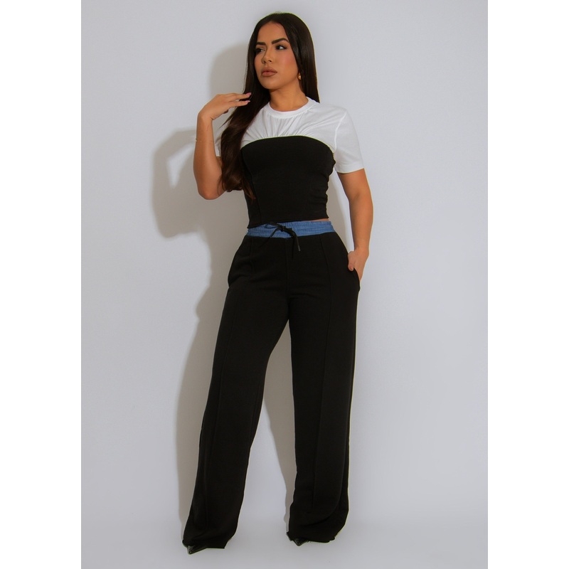 Urban Flex Pant Set Black