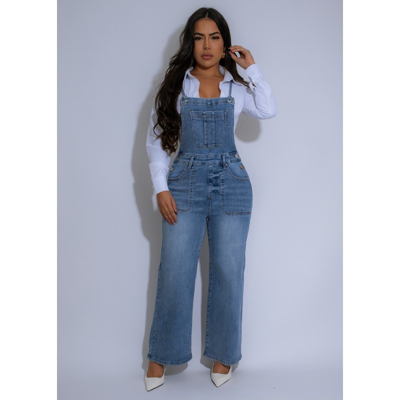 Horizon Trail Jumpsuit Light Denim