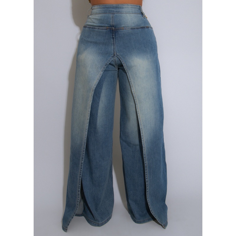 Retro Rise Jeans Denim
