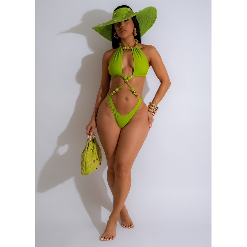 Wish It Was You Swimsuit Green