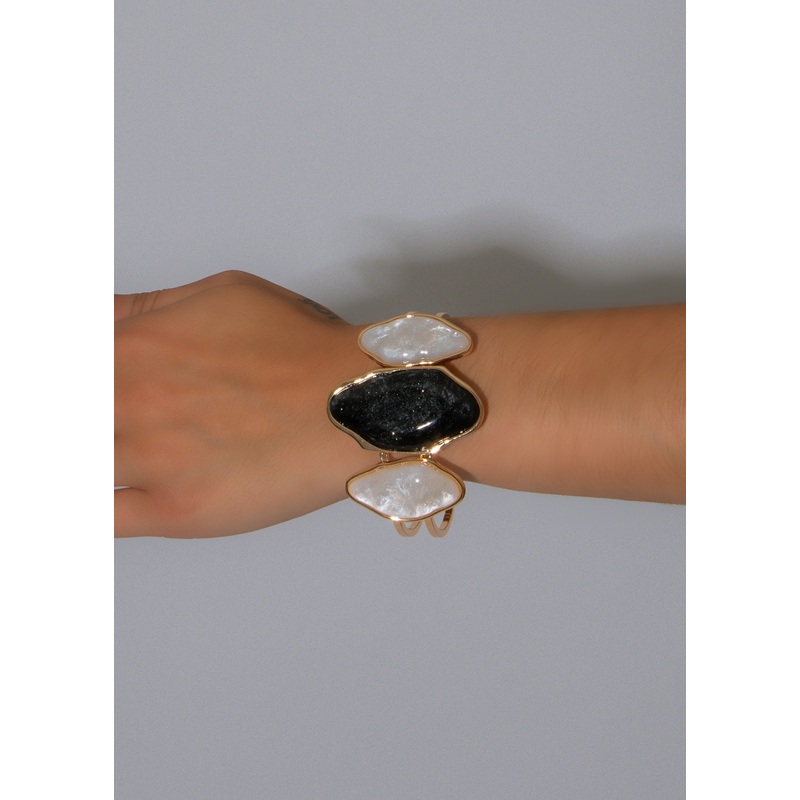 Gilded Mirage Bracelet Black