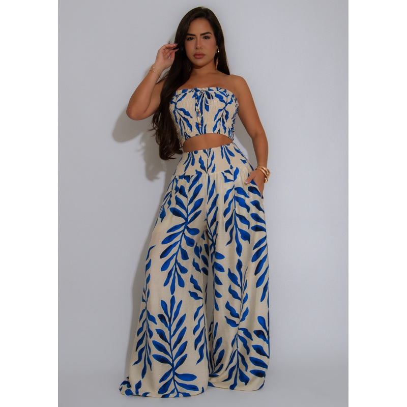 Perfect Synergy Pant Set Blue