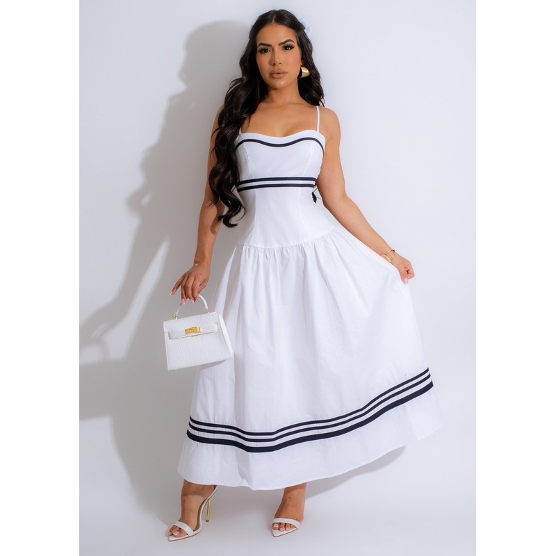 All In Love Midi Dress White