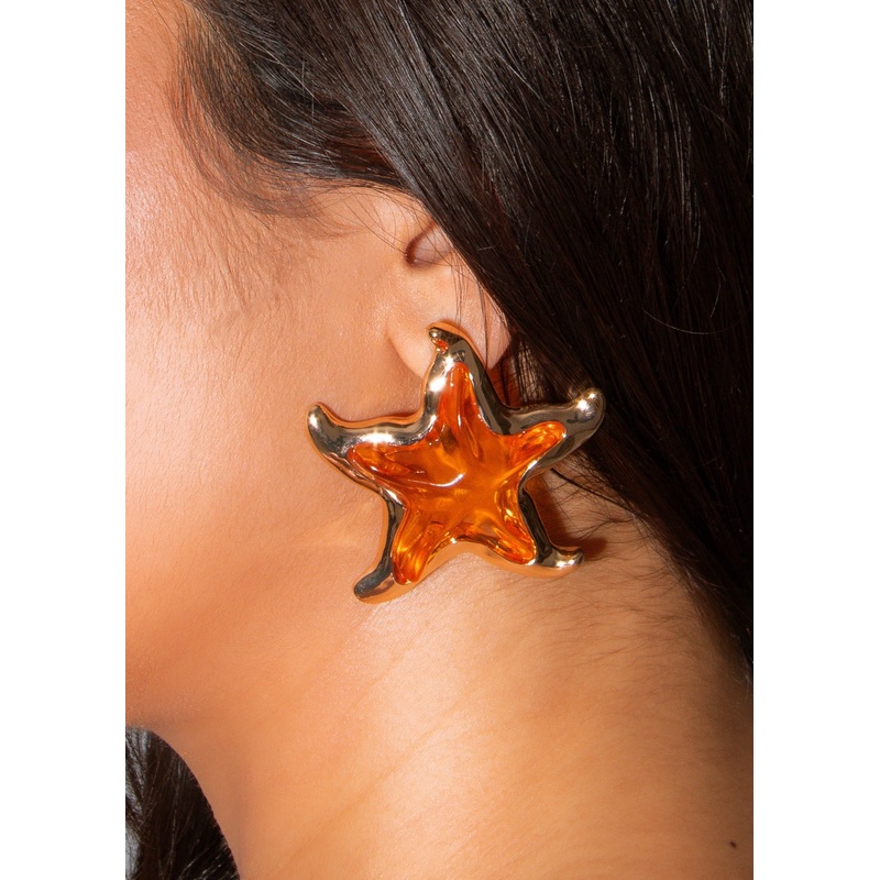 Cancun Mode Earrings Orange