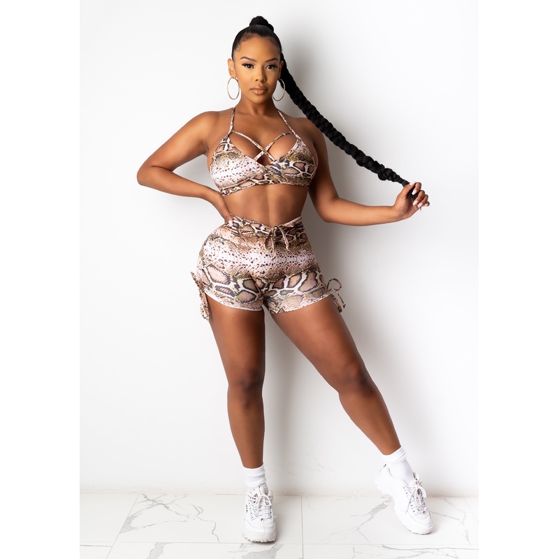 Collecting Likes Crop Top Brown