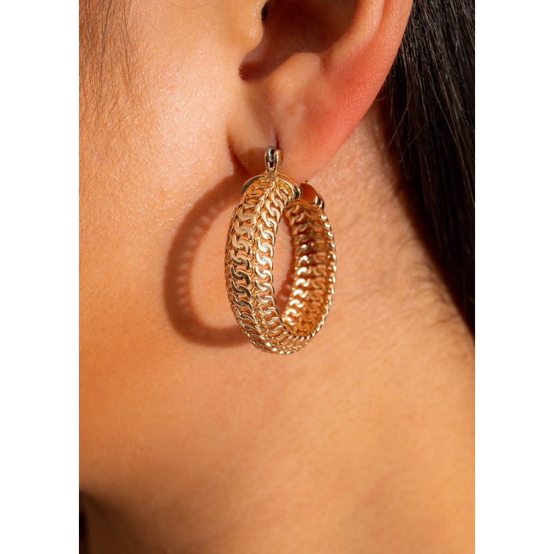 Crazy City Earrings Gold