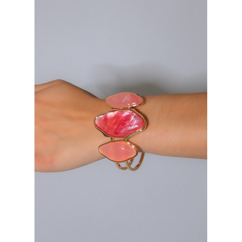 Gilded Mirage Bracelet Pink