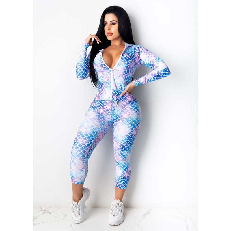 Mermaid Paradise Jacket Blue