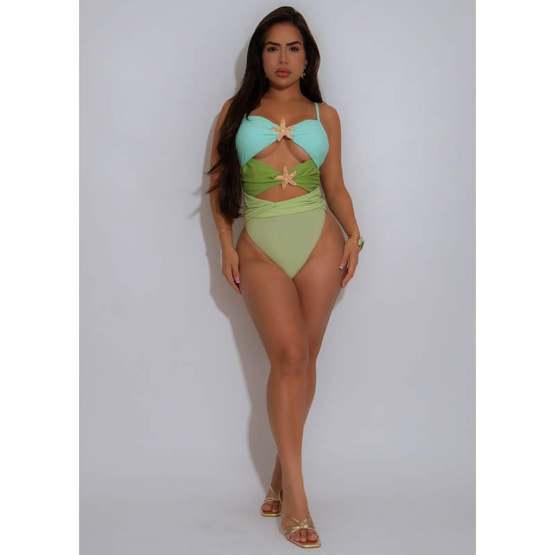 Starstruck Shores Swimsuit Green