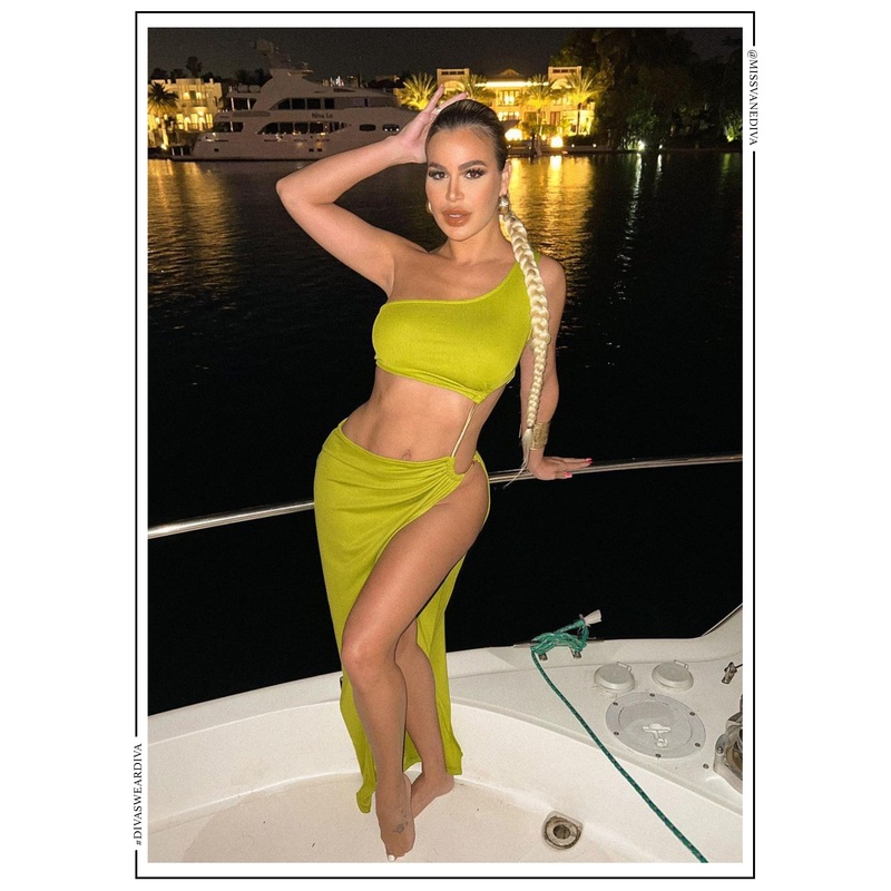 Luxury Maxi Dress Green