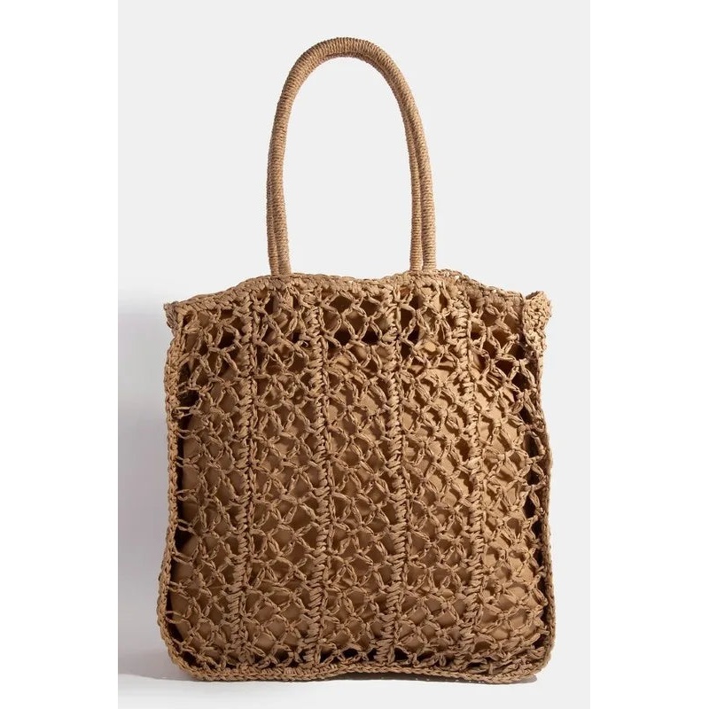 Intricate Braided Tote Bag