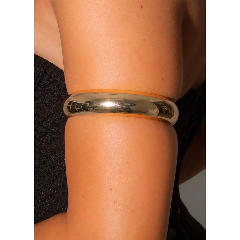 Lustre Curve Arm Cuff Gold