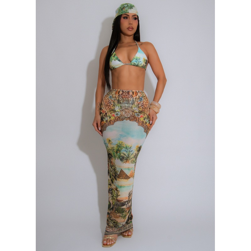 Mythic Coast Bikini Set Green