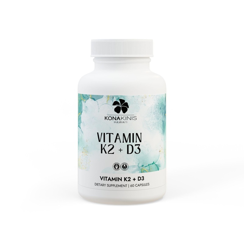 Vitamin K2 + D3 Supplement (60 Capsules)