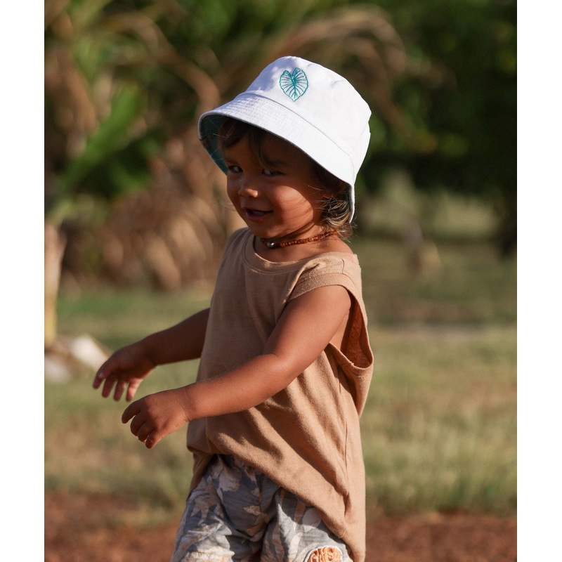 Keiki Reversible Bucket Hat - Teal kalo