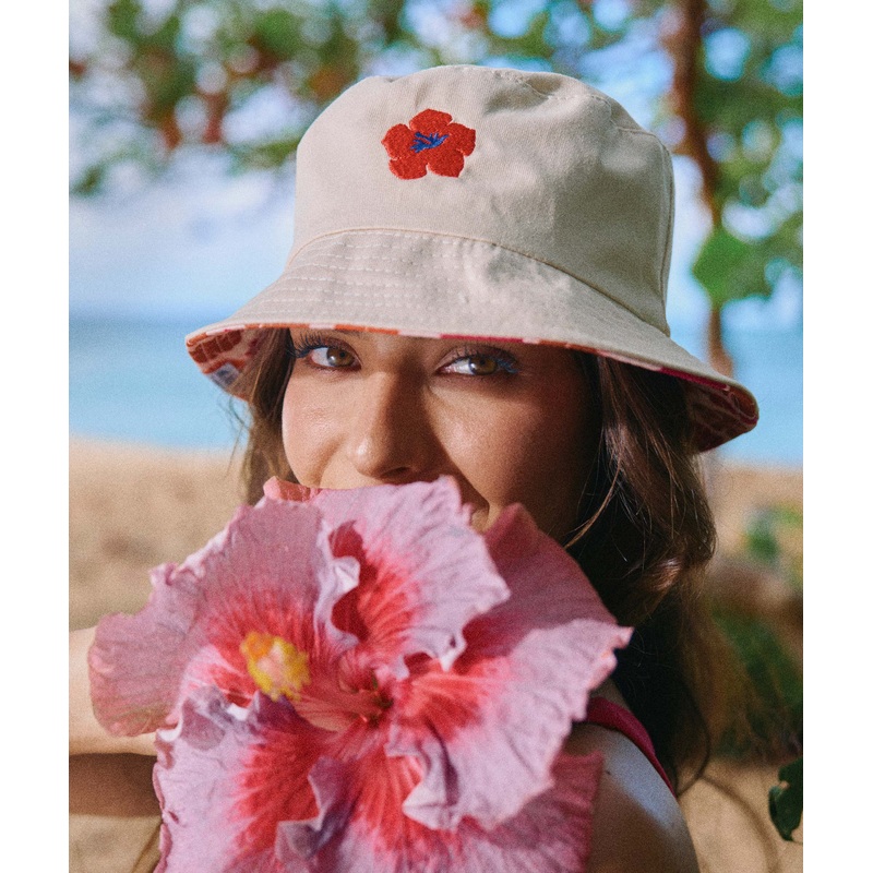 Reversible Bucket Hat - Aloalo with Hawaiian Airlines