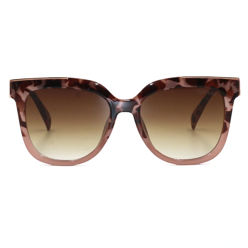 Coco - Tortoise Frame Brown Lens Wayfarer Sunglasses