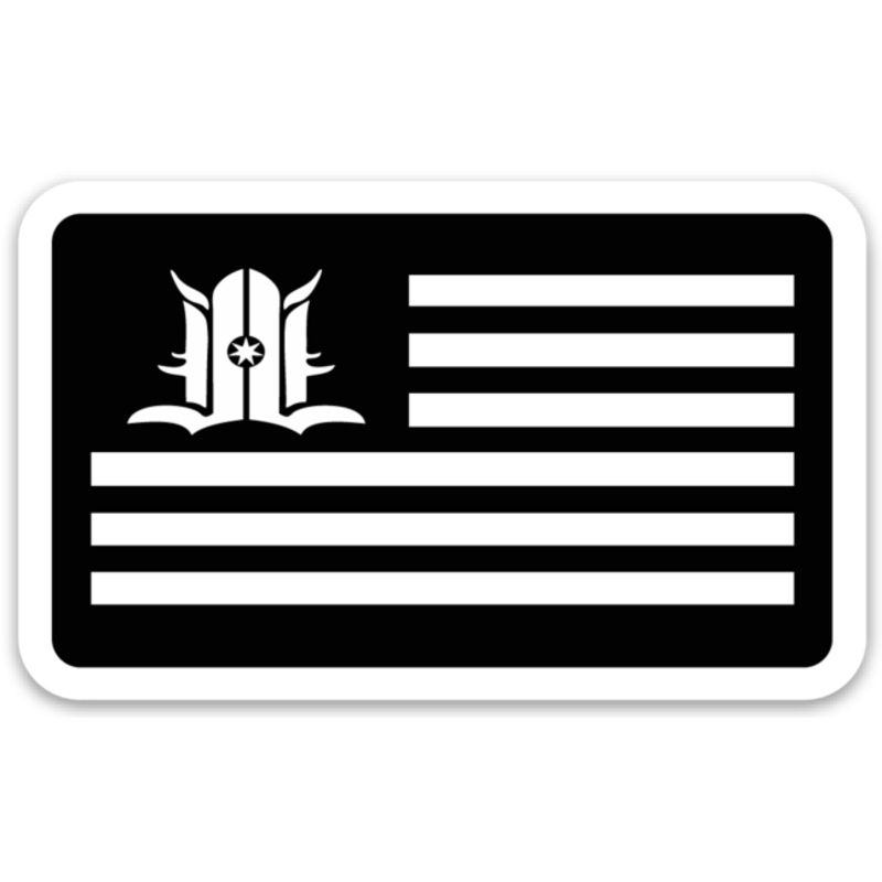 LOCALS FLAG STICKER 3"