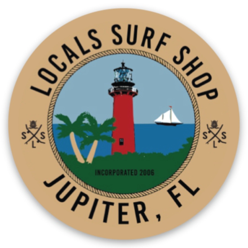 LOCALS TOJ LIGHTHOUSE STICKER 2"