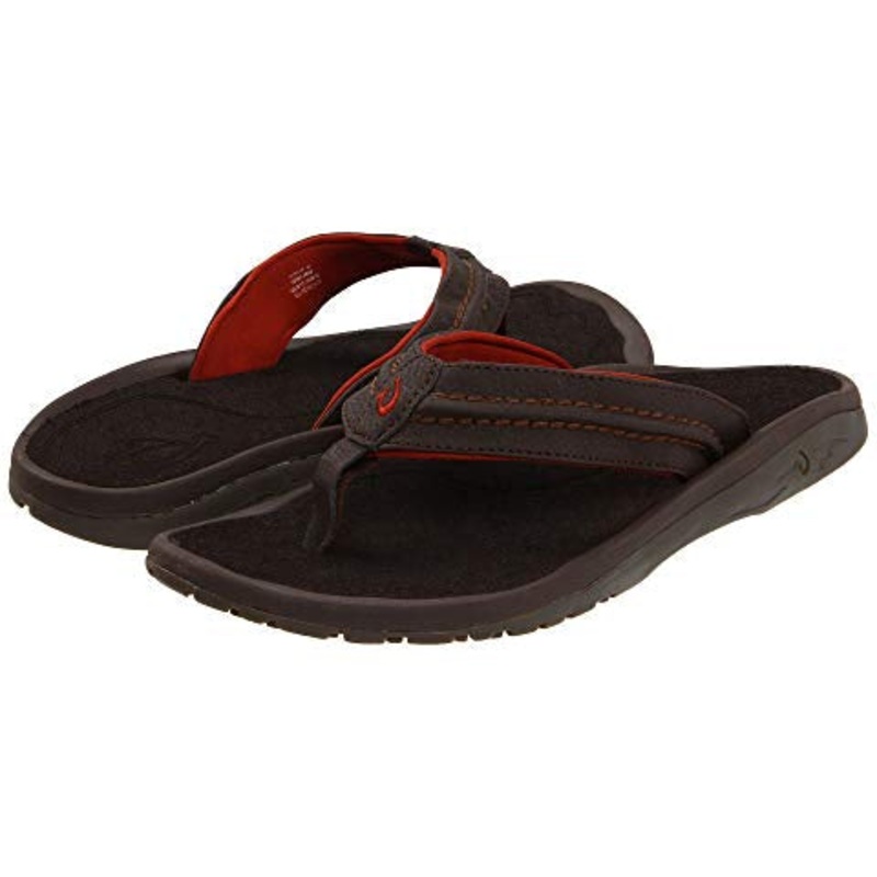 MENS OLUKAI HOKUA DARK JAVA/DARK JAVA