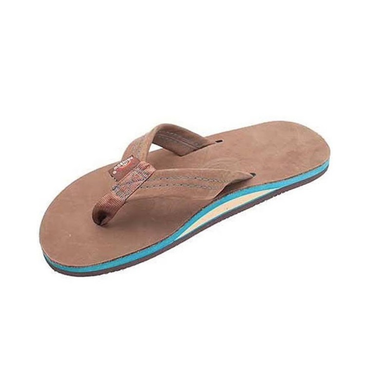 MENS RAINBOW EXPRESSO LEATHER W/BLUE