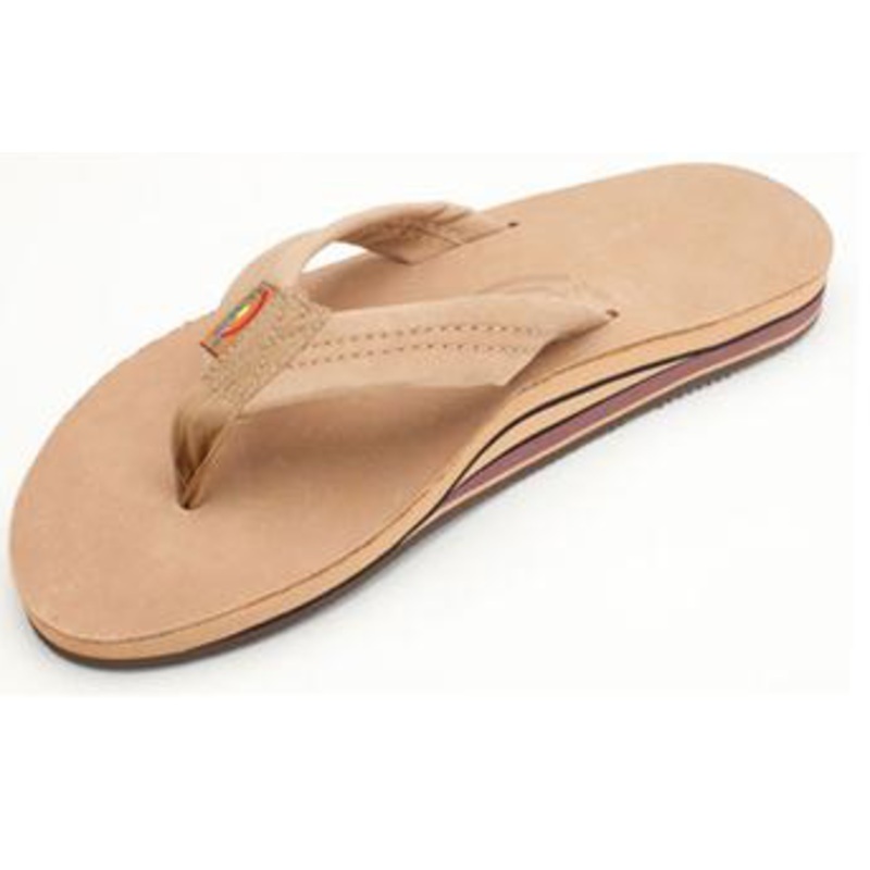 MENS  RAINBOW SIERRA BROWN LEATHER DOUBLE