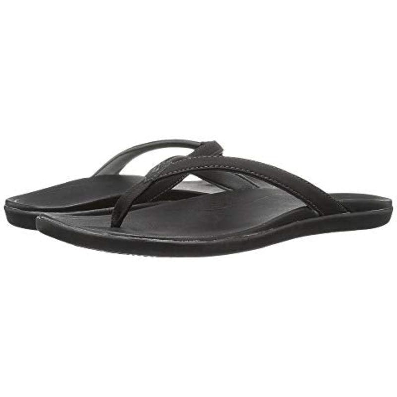 WOMENS OLUKAI HO'OPIO ONYX/ONYX