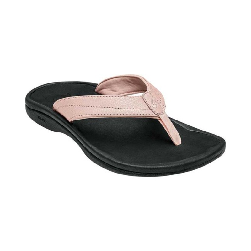 WOMENS OLUKAI 'OHANA PETAL PINK/BLACK