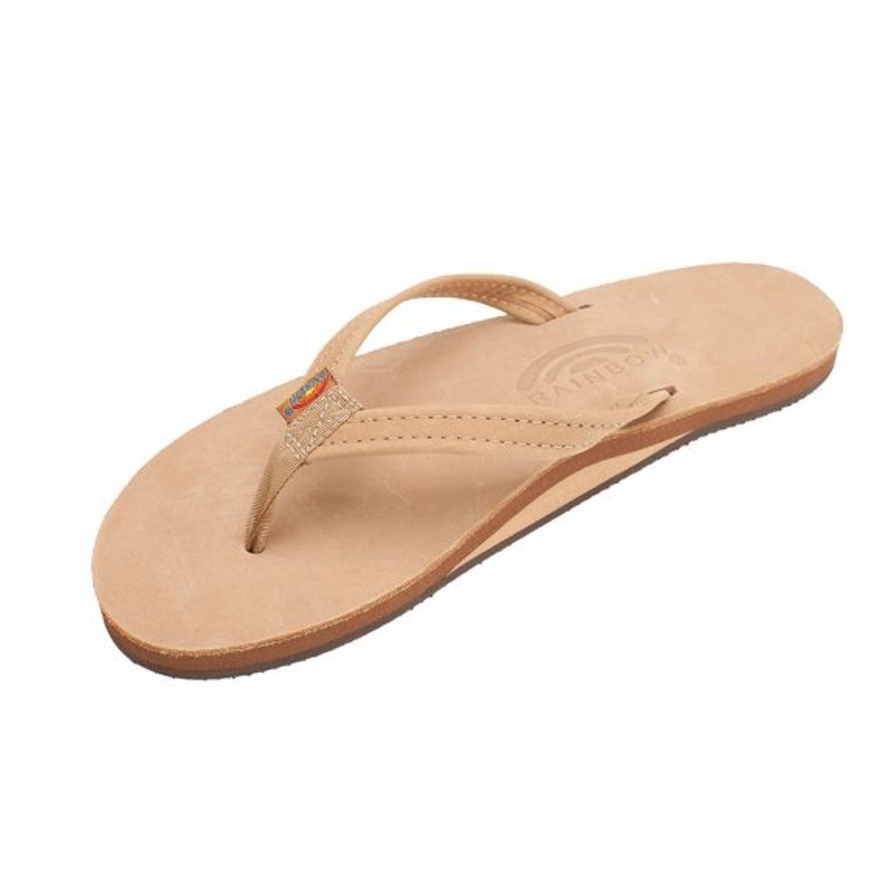 WOMENS  RAINBOW SIERRA BROWN NARROW SINGLE LEATHER