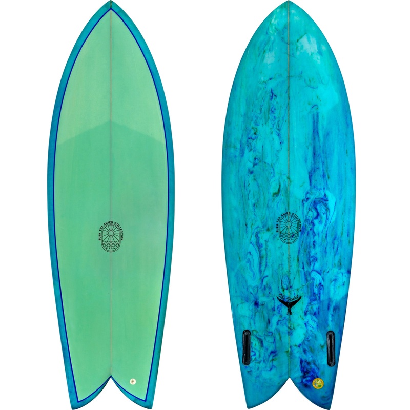 5'5 SURFBOARD TRADING CO. FINLET 21 x 2 1/2  31.3L FUTURES
