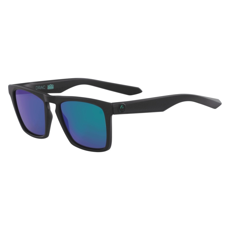 DRAGON DRAC LL H20 POLAR MATTE BLACK/ GREEN ION