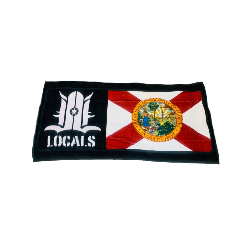 FLORIDA LOCALS LARGE BEACH TOWEL