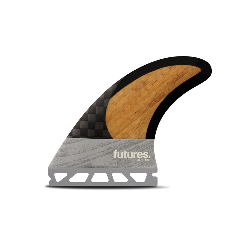 FUTURES V2 RM MEDIUM BLACKSTIX 3.0 THRUSTER BAMBOO/GREY