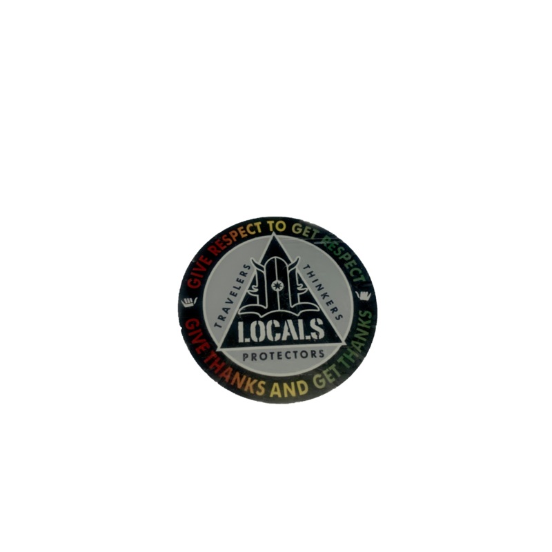 LOCALS GET RESPECT KEY CHAIN