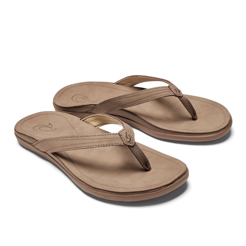 WOMENS OLUKAI 'AUKAI TAN/TAN