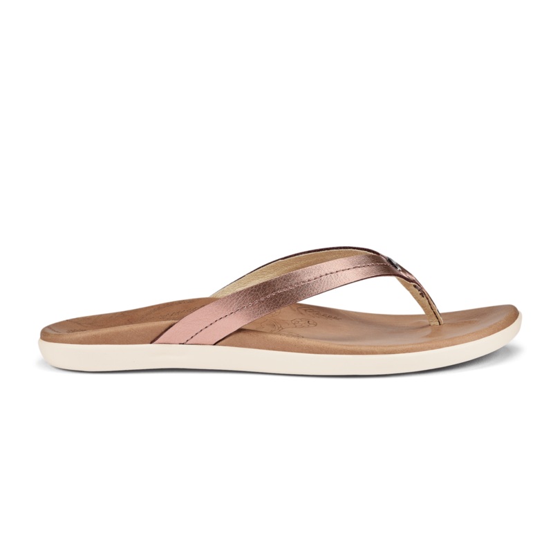 WOMENS OLUKAI HONU PINK COPPER/ SAHARA