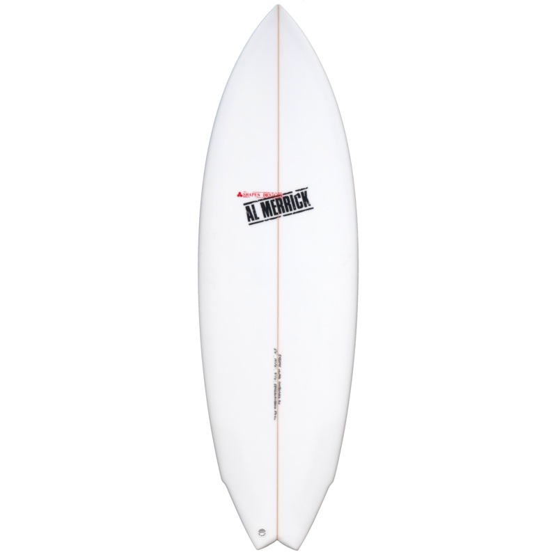 5'10 FREE SCRUBBER 20 x 2 5/8 33.1L FUTURES TWIN FIN
