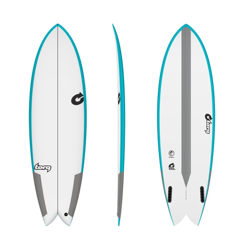 6'0 TORQ TEC FISH  20 1/2 x 2 1/2 36.2L FUTURES (BLUE RAILS)