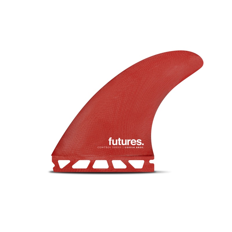 FUTURES COFFIN FG MEDIUM THRUSTER RED/BLACK